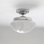 Compact Flush Mount Ceiling Light Matte Gold Chrome Round Bedroom Hallway Home Decor Stack Clear 5