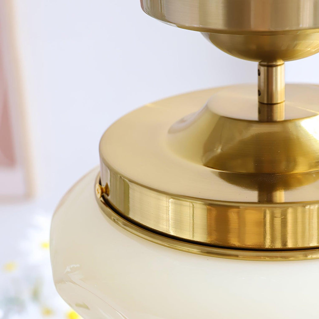Compact Flush Mount Ceiling Light Matte Gold Chrome Round Bedroom Hallway Home Decor Stack Clear 8