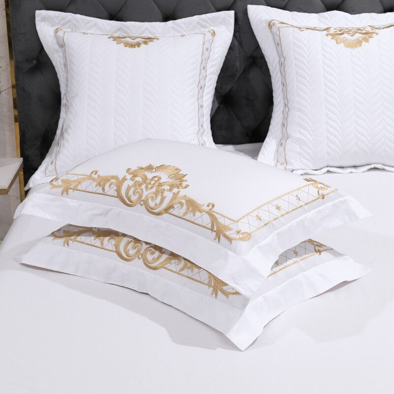 Concentric Duvet Cover Set in Soft Egyptian Cotton - 600 Thread Count, Elegant Design 5