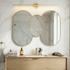 Contemporary Bathroom Vanity Lights Bar Wall Lamp – LED Wall Fixture for Above Mirror, Minimalist Design, Aluminum and Acrylic 99