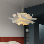 Contemporary Ceiling Light Acrylic Flower Leaf Adjustable Height 1