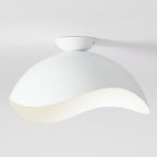 Contemporary Ceiling Light Metal Acrylic Wave Design LED 8
