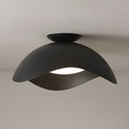 Contemporary Ceiling Light Metal Acrylic Wave Design LED 9