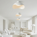 Contemporary Ceiling Light Metal Acrylic Wave Design LED 92