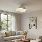 Contemporary Ceiling Light Metal Acrylic Wave Design LED 93