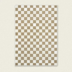 Contemporary Checkerboard Rug – Durable 100% Polyester Design for Modern Interiors, Soft and Easy to Clean 14