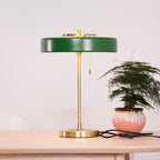 Contemporary Revolve Table Lamp with Opal Diffuser and Solid Iron Base – Stylish Bedside or Desk Lamp for Modern Decor 2