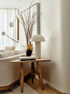 Contemporary Table Lamp Ceramic  Gold Fungi Design 8
