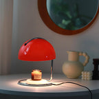 Contemporary Table Lamp Metal Glass Chrome Finish 5
