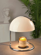 Contemporary Table Lamp Metal Glass Chrome Finish 7