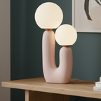 Contemporary Table Lamp with LED Compatibility – Stylish Indoor Lighting for Bedroom or Office Decor 13