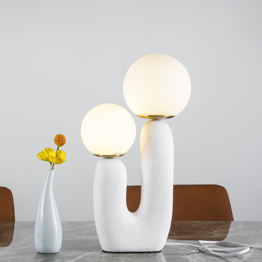 Contemporary Table Lamp with LED Compatibility – Stylish Indoor Lighting for Bedroom or Office Decor 3