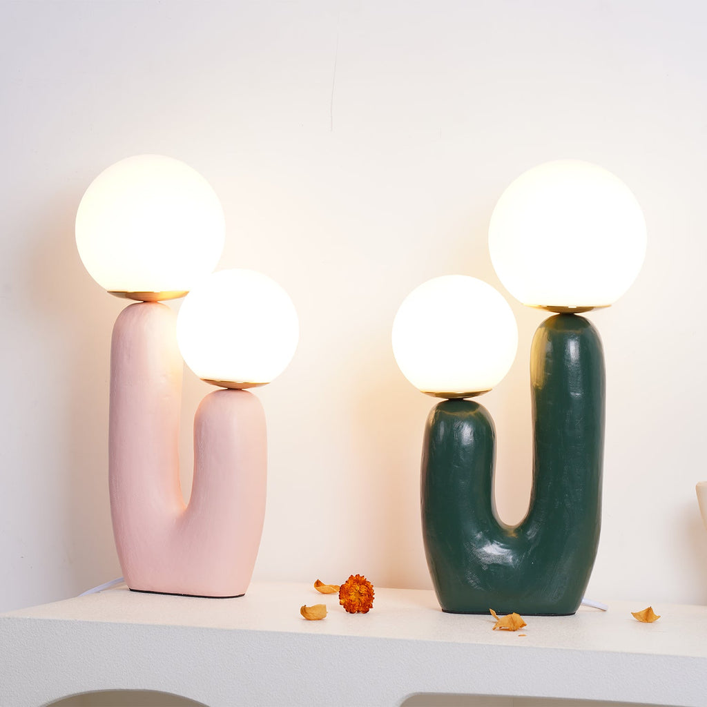 Contemporary Table Lamp with LED Compatibility – Stylish Indoor Lighting for Bedroom or Office Decor 4