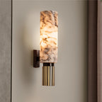 Copper Stone Wall Lamp – Contemporary LED Sconce Lighting for Hall, Bedroom, or Living Room 0
