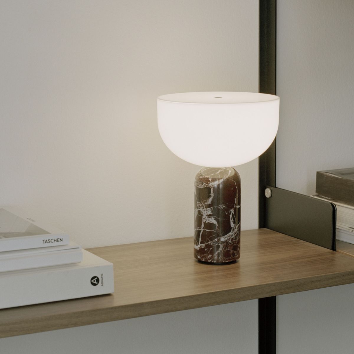 Cordless Marble Table Lamp Acrylic Shade Rechargeable Dimmable Portable Home Decor Stack Clear 1
