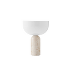 Cordless Marble Table Lamp Acrylic Shade Rechargeable Dimmable Portable Home Decor Stack Clear 13