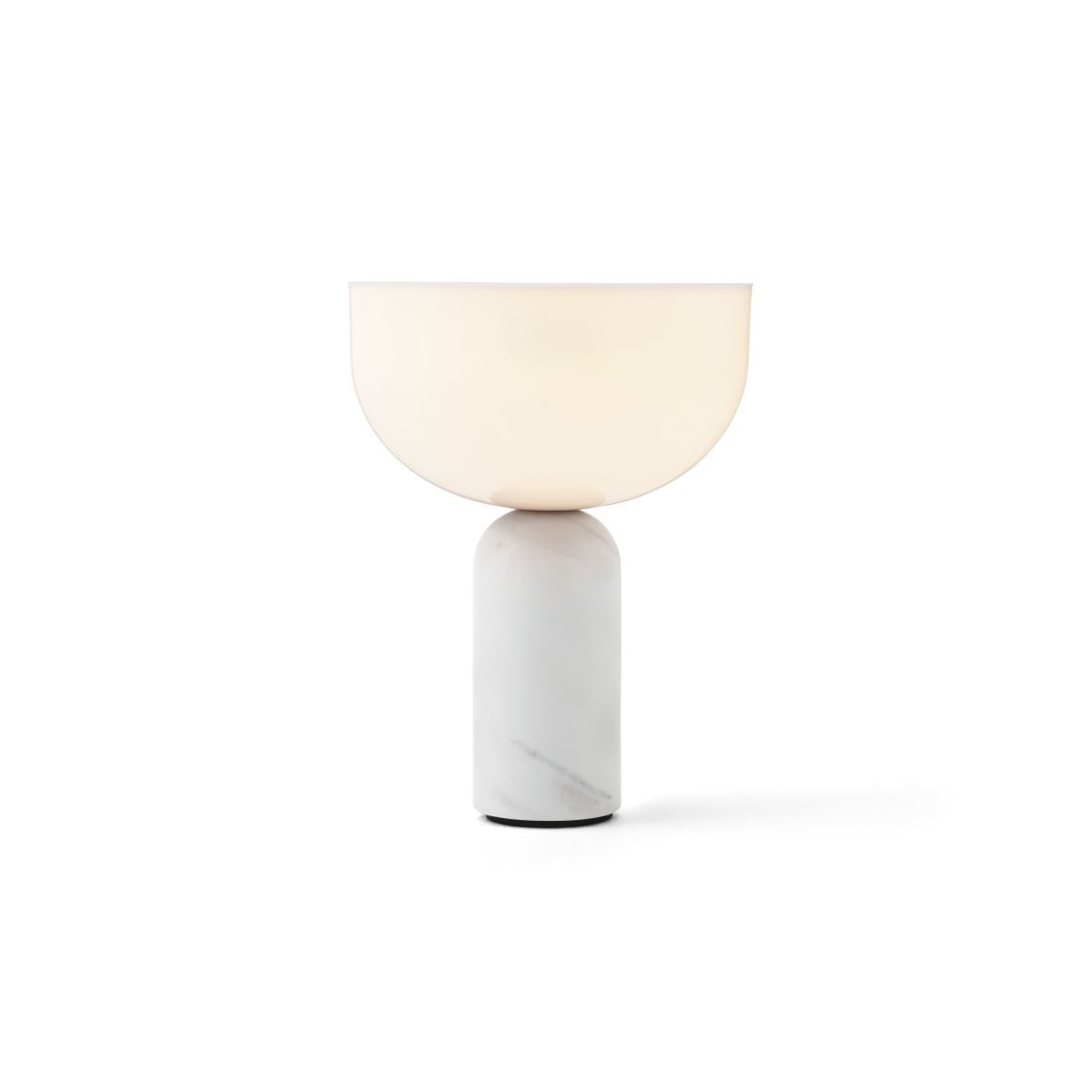 Cordless Marble Table Lamp Acrylic Shade Rechargeable Dimmable Portable Home Decor Stack Clear 9