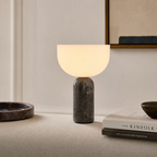 Cordless Marble Table Lamp Acrylic Shade Rechargeable Dimmable Portable Home Decor Stack Clear 98