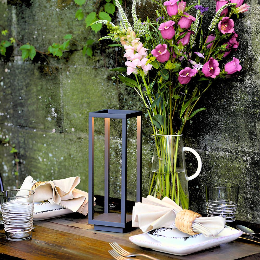 Cordless Rechargeable Lantern – Adjustable Dimming Aluminum Alloy Lighting for Indoor and Outdoor Use 1