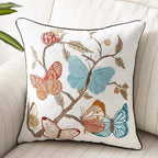 Country Style Decorative Cushion Cover with Fine Embroidery – 45cm x 45cm Cotton Pillow Cover for Home Decor 13