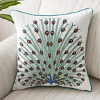 Country Style Decorative Cushion Cover with Fine Embroidery – 45cm x 45cm Cotton Pillow Cover for Home Decor 9