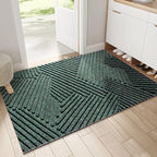 Curved Thread Line Non-Slip Door Mat  PVC 0