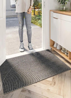 Curved Thread Line Non-Slip Door Mat  PVC 2