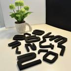 DIY Large Wall Clock Kit with Foam Numbers and Template – Modern Wall Clock Decor, 90cm 4