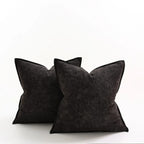 Denim Cushion Cover - Stylish Square Pillow Case, Durable Woven Fabric for Sofa and Couch - Modern Rustic Design 13