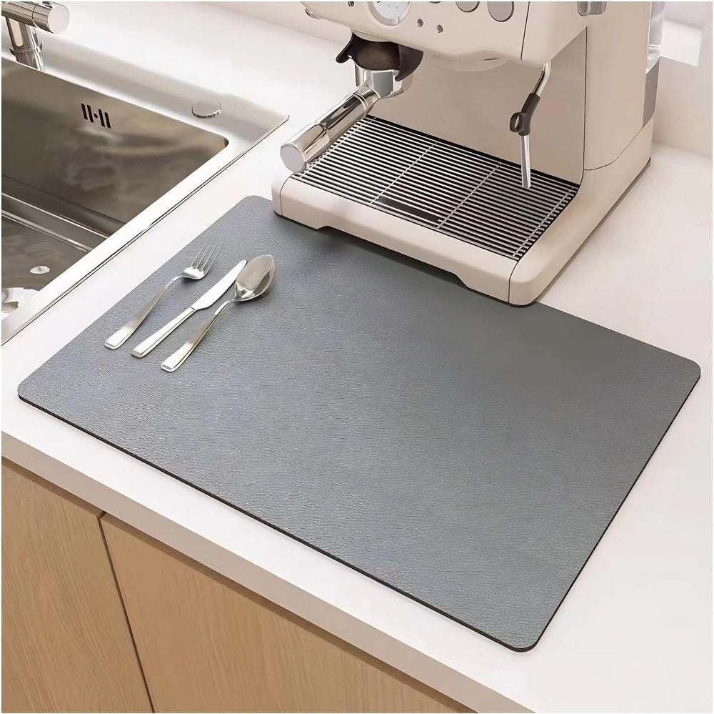 Diatomite Dish Drying Mat - Quick Drying Kitchen Tool 4