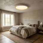 Dimmable Ceiling Light Yellow Travertine Elegant Design 6