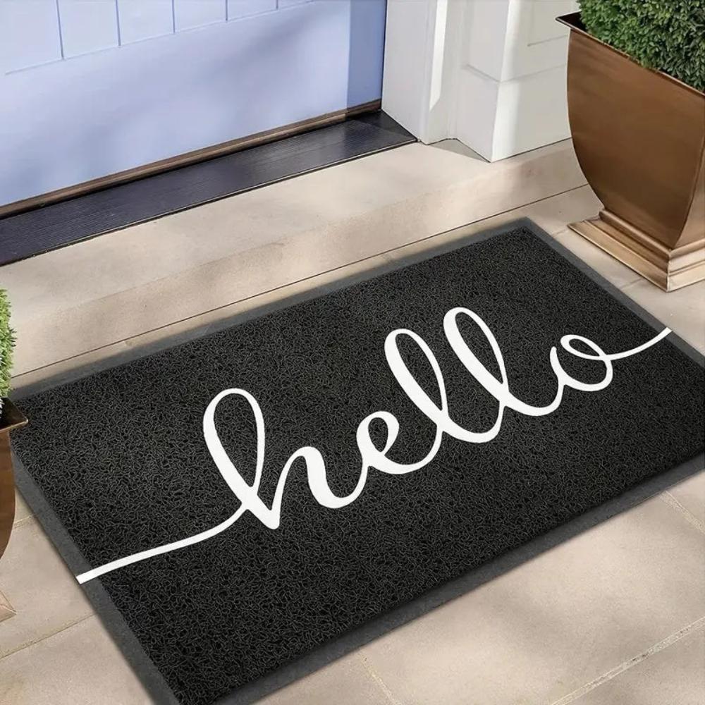 Durable Non-Slip Door Mat PVC Silk Loops 0