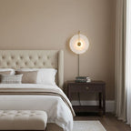 Elegant Adjustable LED Wall Sconce with Alabaster Shade 5