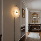 Elegant Adjustable LED Wall Sconce with Alabaster Shade 7