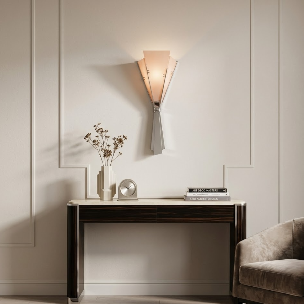 Elegant Alabaster LED Wall Light With Metal Base 99