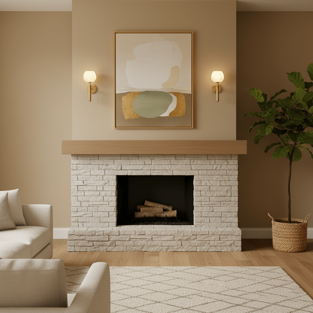Elegant Brass Alabaster Wall Sconce Light Fixture 3