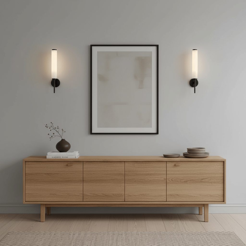Elegant Brass Sconce Light With Opaque Glass Shade 5