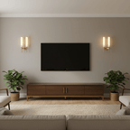 Elegant Brass Sconce Light With Opaque Glass Shade 8