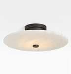 Elegant Ceiling Light Alabaster Brass Adjustable Height 9