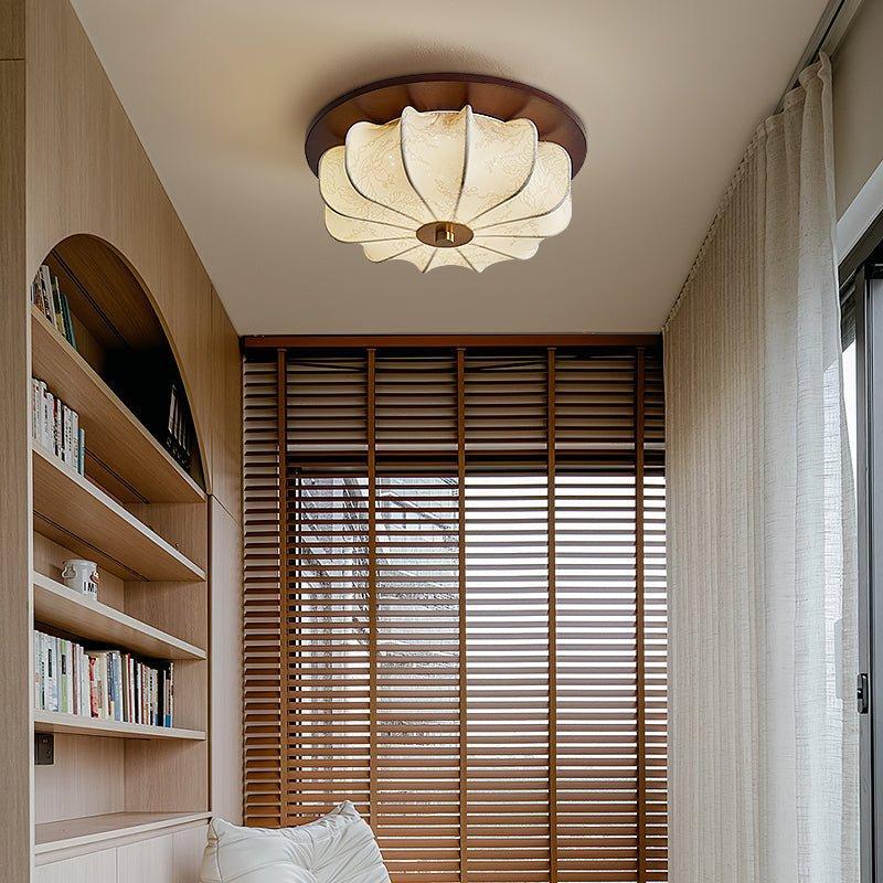 Elegant Ceiling Light Fabric Soft Warm Illumination Design 2