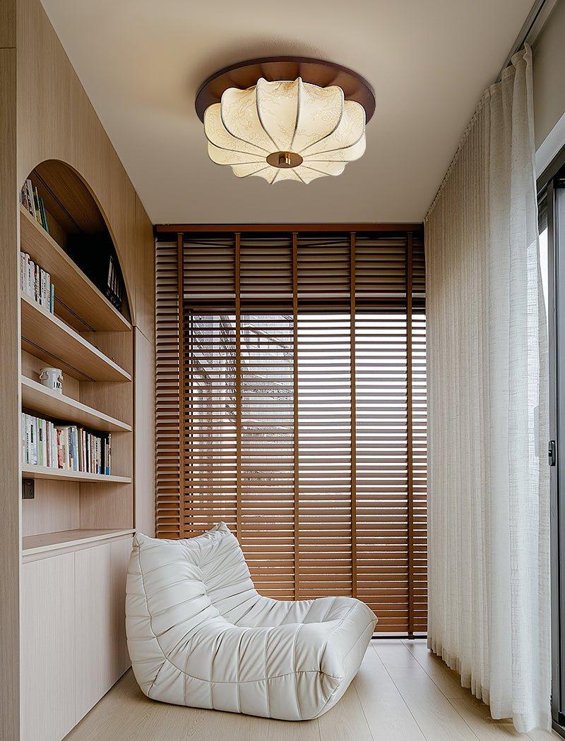 Elegant Ceiling Light Fabric Soft Warm Illumination Design 3