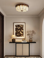 Elegant Ceiling Light Fabric Soft Warm Illumination Design 4