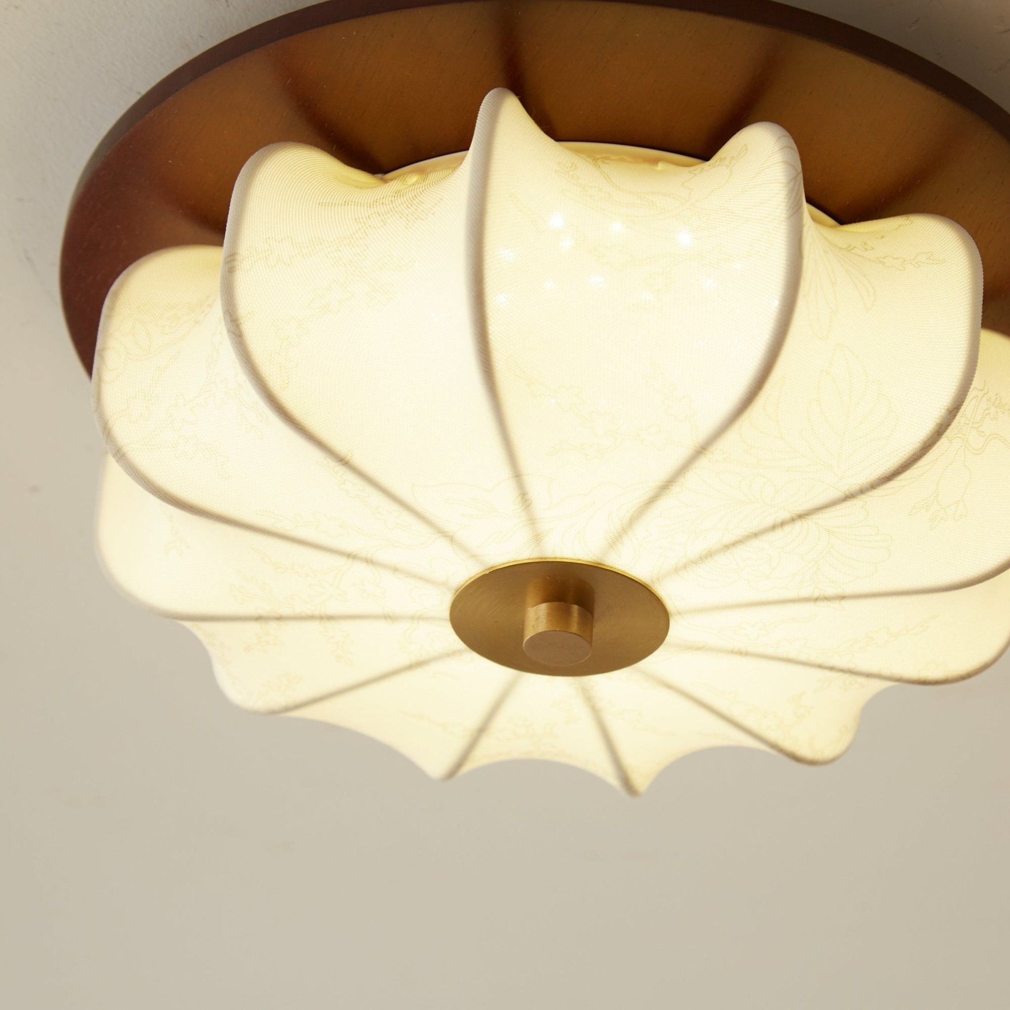 Elegant Ceiling Light Fabric Soft Warm Illumination Design 6