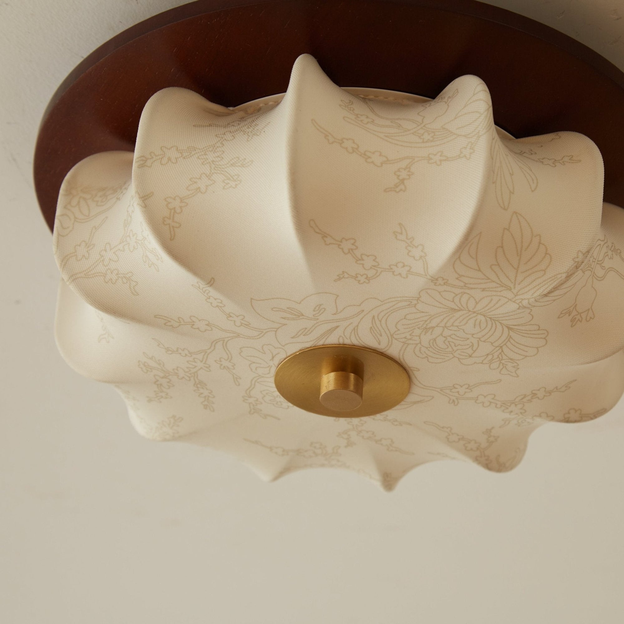 Elegant Ceiling Light Fabric Soft Warm Illumination Design 7