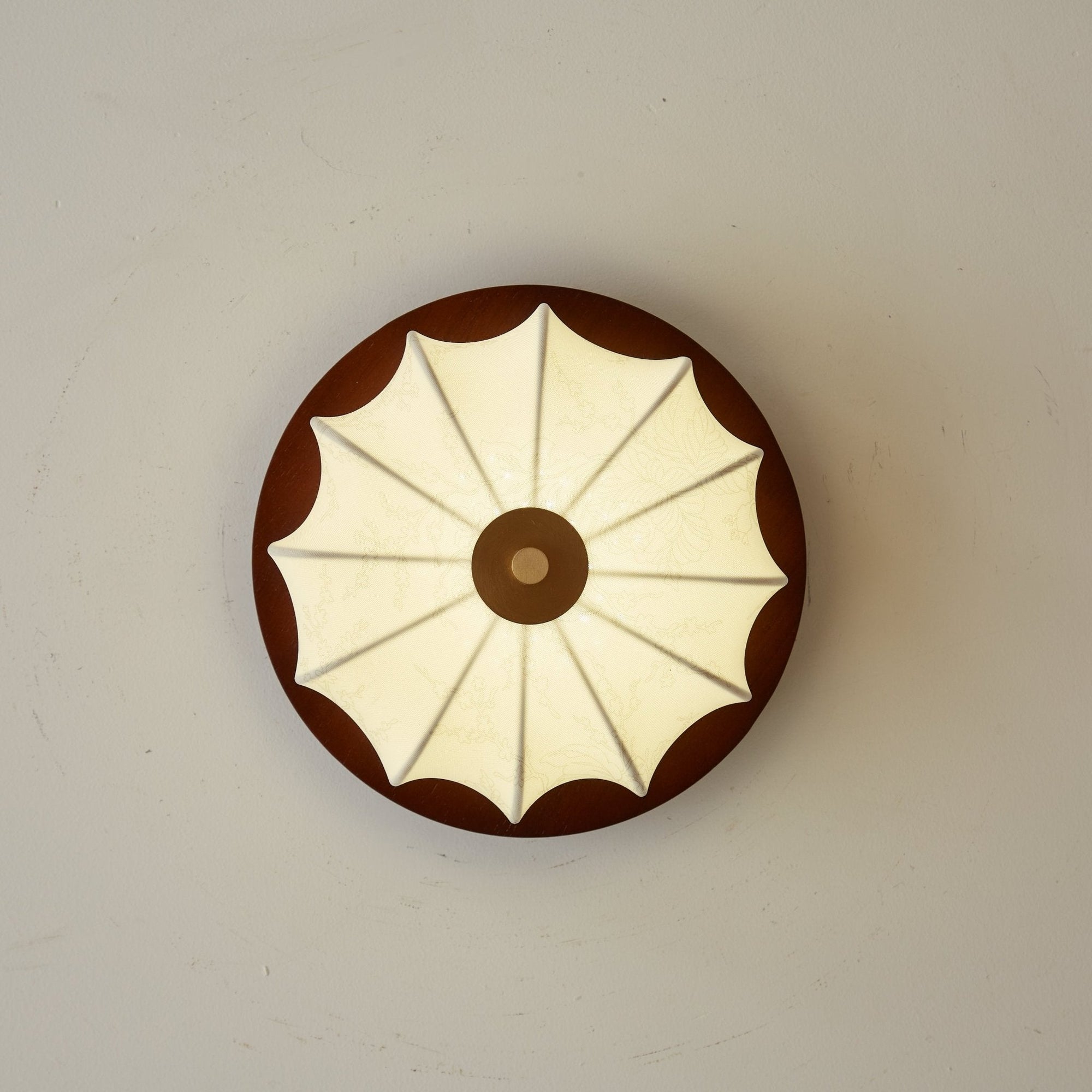 Elegant Ceiling Light Fabric Soft Warm Illumination Design 8