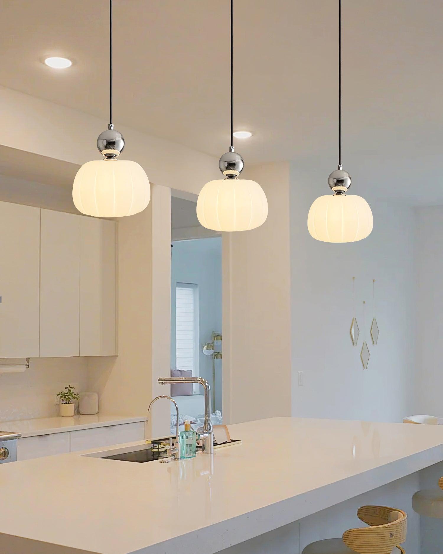 Elegant Ceiling Light Fixture with Acrylic Shade for Dining Room 3