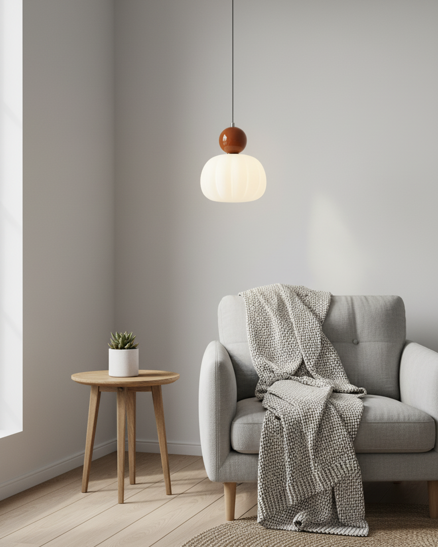 Elegant Ceiling Light Fixture with Acrylic Shade for Dining Room 8