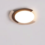 Elegant Ceiling Light Yellow Travertine Dimmable Arc 0