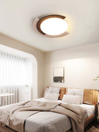 Elegant Ceiling Light Yellow Travertine Dimmable Arc 4