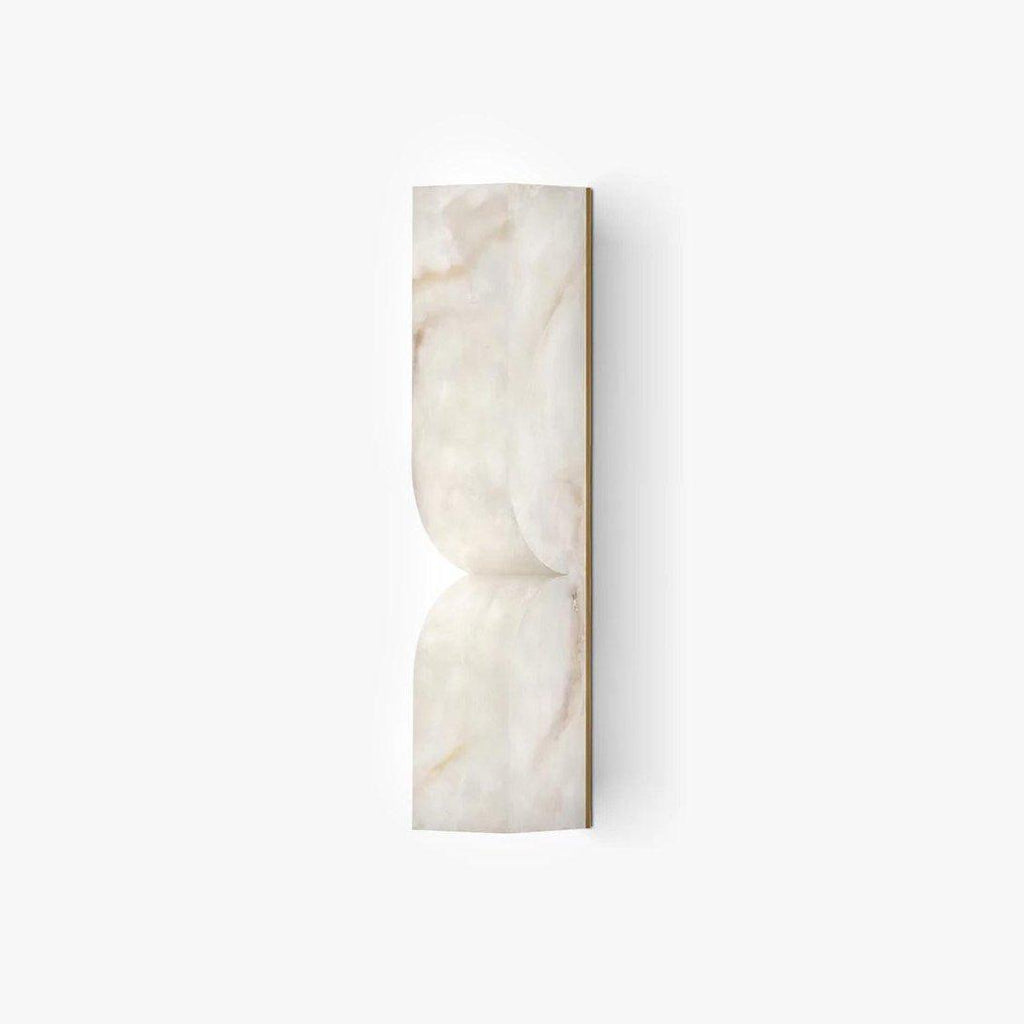 Elegant Dimmable Wall Sconce in Alabaster Finish 0